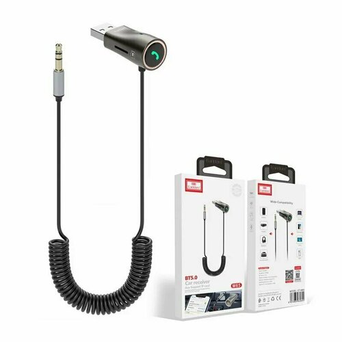 Ресивер Earldom ET-M65 Bluetooth 50 кнопка ответа AUX слот для карты памяти micro SD микрофон 110000₽