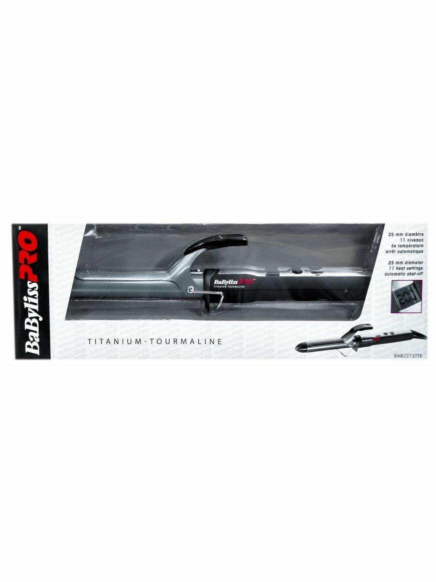 Babyliss Плойка 25 мм с терморегулятором Digital, титаново-турмалиновое покрытие (Babyliss, ) - фото №4