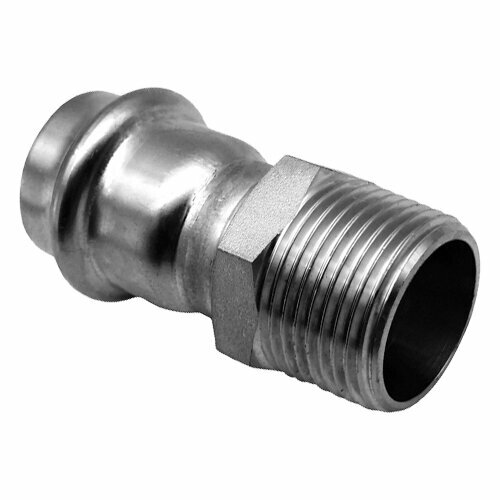 Пресс-фитинг из нержавеющей стали с наружной резьбой Kromwell 28 x 1 1223₽