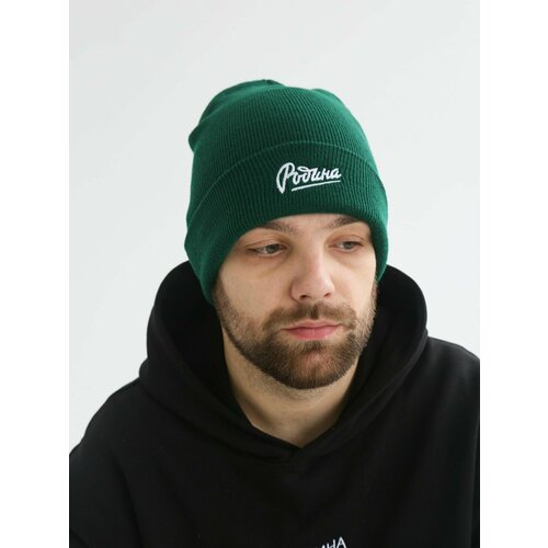 фото Шапка родина, размер one size, зеленый
