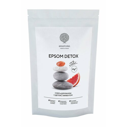 EPSOM.PRO Смесь для ванной Epsom Detox, 1000 г