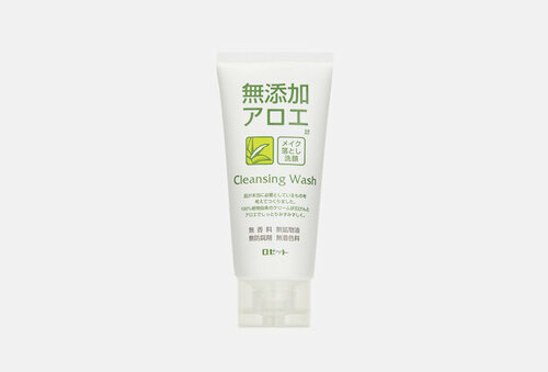 Кремовая пенка для умывания и снятия макияжа с экстрактом алоэ Aloe cleansing foam 120 г