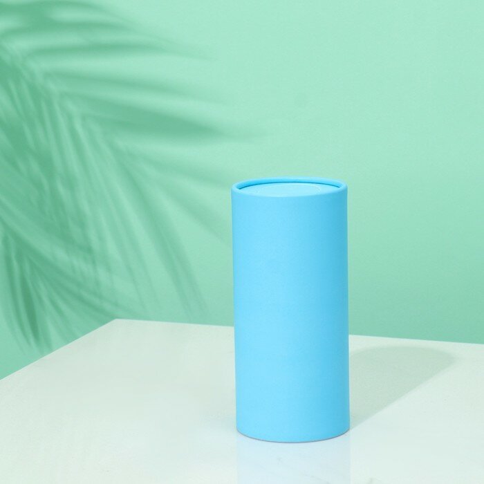 фото Салфетки в тубусе 50 шт, 2 слоя "Голубой"