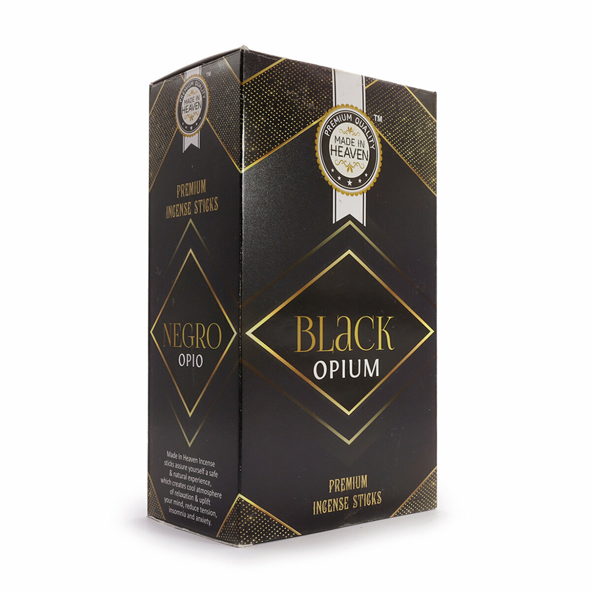 Благовония Made In Heaven Black Opium аромапалочки Опиум 15 гр. (10-15 шт.)