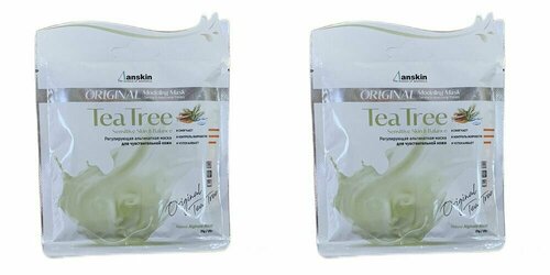 Anskin Альгинатная маска для лица Teatree Modeling Mask, С чайным деревом, 25 гр - 2 шт.