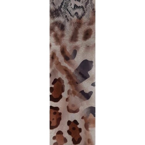 Декор для ногтей - Фольга №113, коричневый цвет, принт животный, 90 см, 1 шт