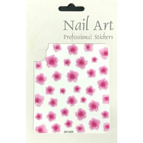 Наклейки для дизайна ногтей Nail Art - цветы, розы, 1 упаковка