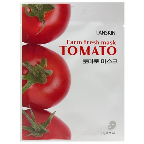 LanSkin Mask Farm Fresh Tomato Маски тканевые для лица с экстрактом помидора 21 гр 10 шт