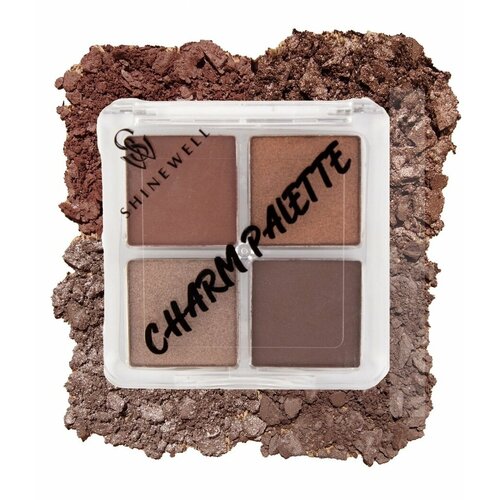 SHINEWELL Тени для глаз Charm Palette (4 цвета) т.4 LCS2-04 shinewell корректор кремовый тон 4 flc2 04