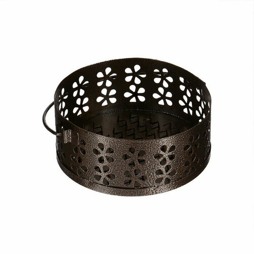 Подставка под спирали от комаров для благовоний с крышкой металл бронзовая Greengo 935₽