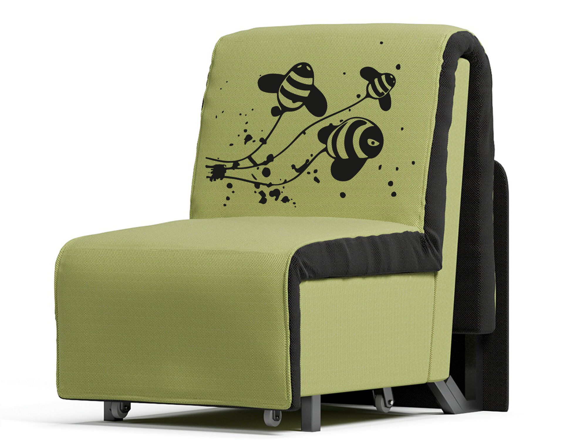 Кресло-кровать Elegance 70Я (с ящиком) Bee Mura 33-100 (73х110х95, СМ 73х203)