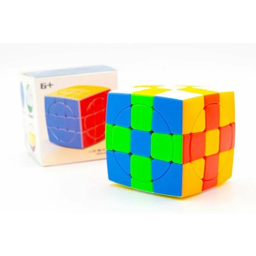 Головоломка Shengshou Crazy 3x3 cube V2, color головоломка shengshou crazy cube 4x4 color