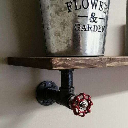 Изображение товара Кронштейны для настенных полок из стали и чугуна в стиле Лофт 2 шт.