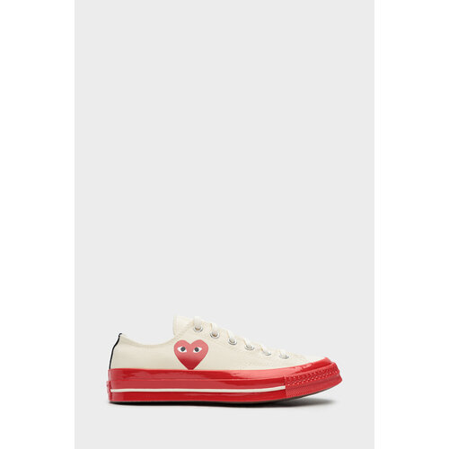 фото Кеды comme des garcons play chuck 70 low, размер 40, бежевый comme des garçons play