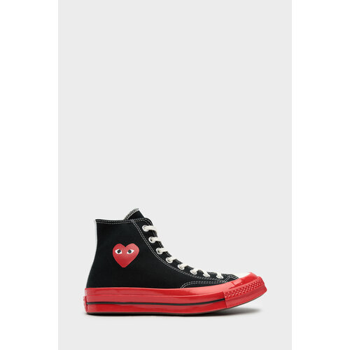фото Кеды comme des garcons play chuck 70 hi, размер 43, черный comme des garçons play