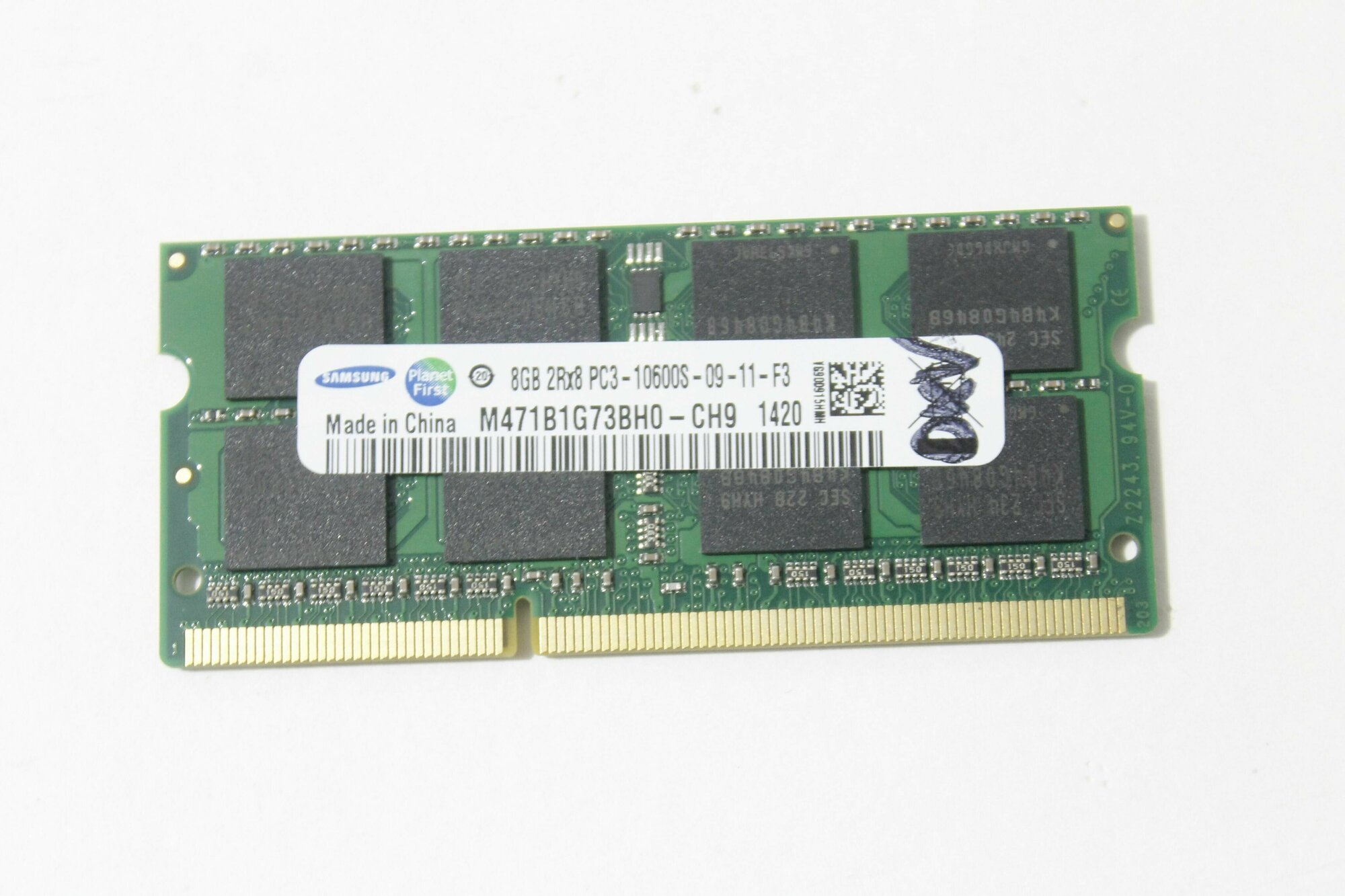 Samsung DDR3-1333 PC3-10600S 8Gb SODIMM 204PIN Модуль оперативной памяти для ноутбука