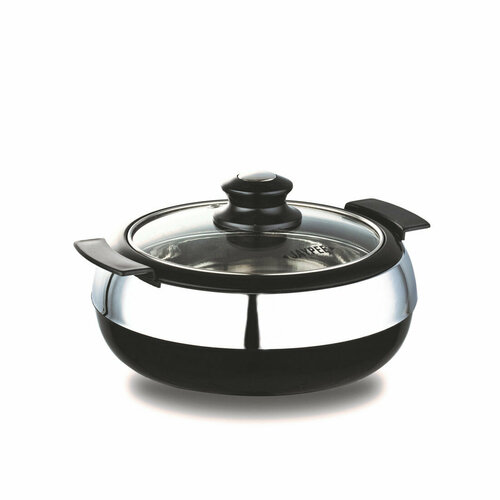 Термокастрюля Jaypee Glasserol Black, объемом 1,2 литра