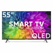 SOUNDMAX Телевизор Soundmax SM-QLED55T2SU, 55", 3840x2160, DVB/T2/C/S2, HDMI 2, USB 2, SmartTV, чёрный