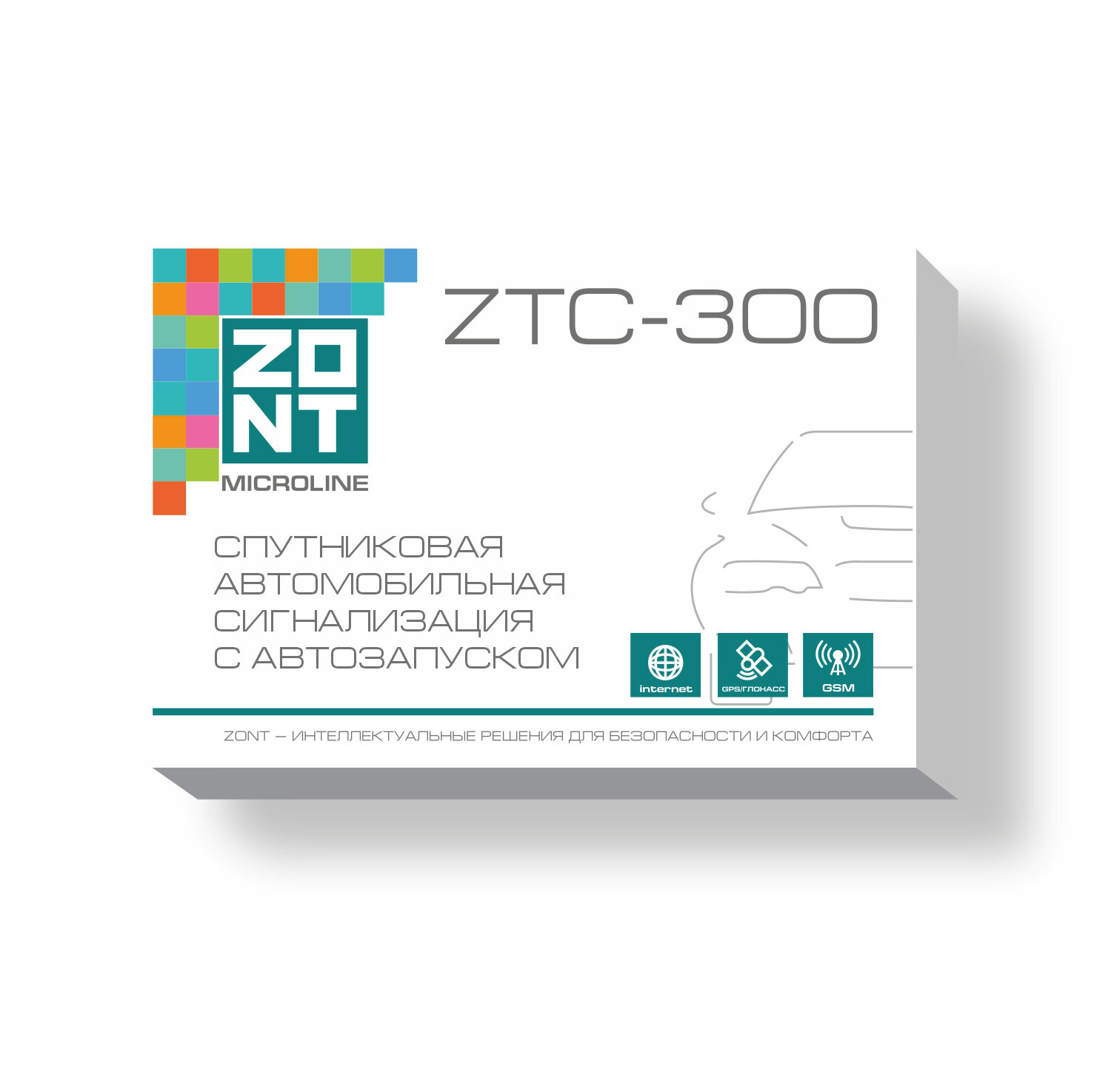 Спутниковый охранно-поисковый модуль ZONT ZTC-300