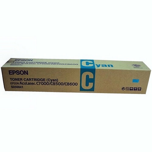 C13S050041 Тонер-картридж Epson синий для AcuLaser C8500/C8600 - 5 500 страниц c13s050040 тонер картридж epson aculaser c8500 c8600 пурпурный емкость 5500 страниц