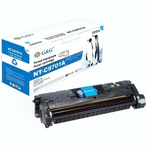 NT-C9701A Тонер-картридж G&G голубой для HP Color LaserJet 1500/2500