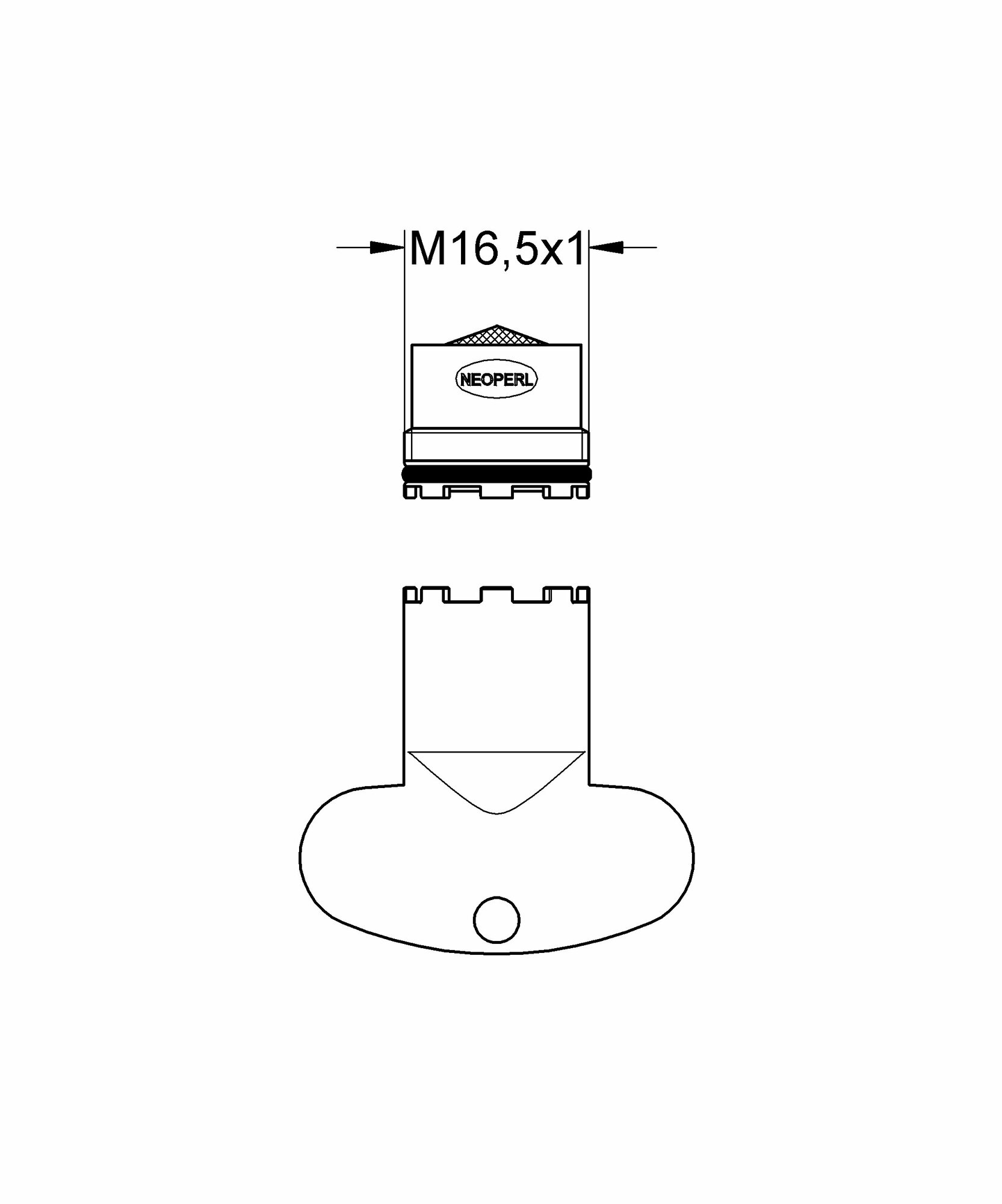 Комплект аэраторов GROHE 7,2 л/мин + 14,9 л/мин резьбой М16,5 (13937000) - фото №2
