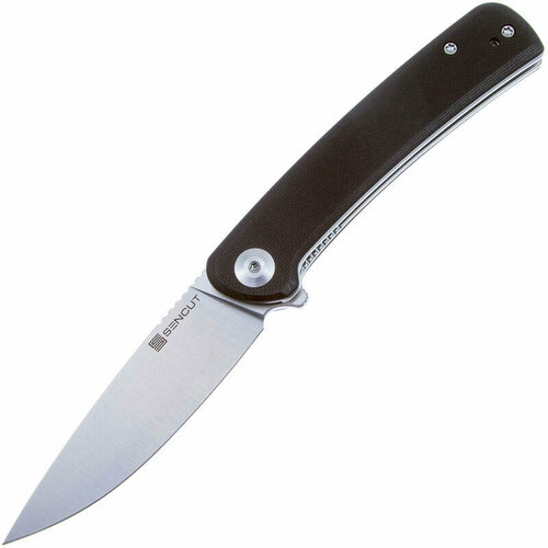 фото Складной нож sencut neches satin сталь sa09a, рукоять black g10