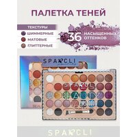 Палетка теней для век SPARCLI 36 цветов