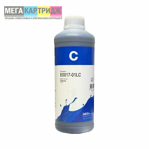 Чернила для EPSON (T6732/6742) L800, L1800, L810, L815, L850, L805 (1л, cyan, Dye) E0017-01LC InkTec чернила для epson t6732 6742 l800 l1800 l810 l815 l850 l805 1л cyan dye e0017 01lc inktec