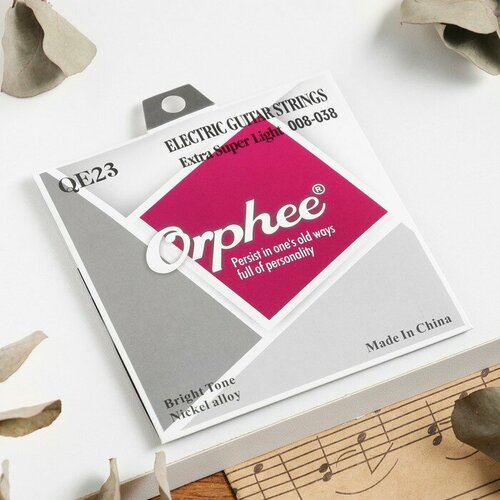 Струны для электрогитары Orphee QE23, 008-038 gluck orphee et eurydice simoneau danco