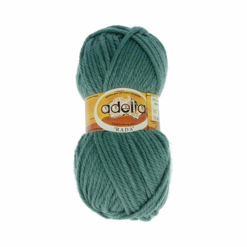 фото Пряжа adelia "rada" 100% акрил 10 шт.х100г 80м №027 светло-зелёный