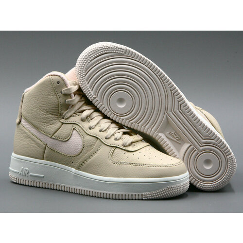 Кроссовки NIKE Air Force 1 Sculpt, полнота D, размер 7,5 US, белый, бежевый