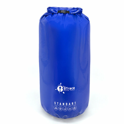 герметичный мешок btrace стандарт пвх 70л чёрный Гермомешок BTrace стандарт ПВХ 70л Синий