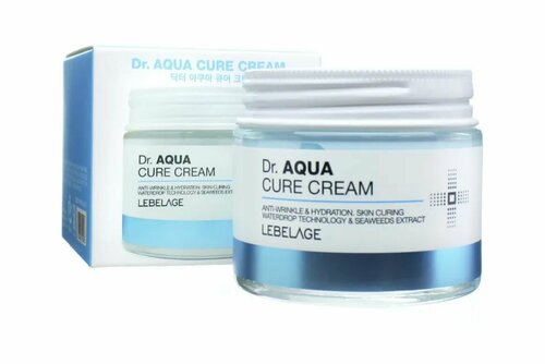 Lebelage Крем для лица увлажняющий с морскими водорослями dr. aqua cure cream