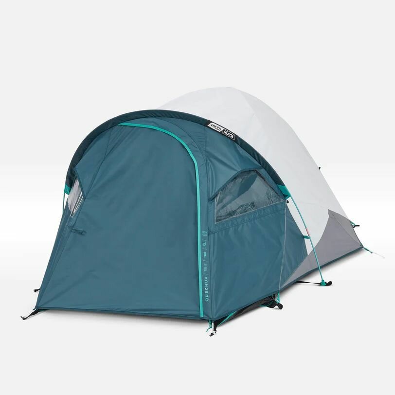 фото Палатка для кемпинга 2-местная Quechua MH100 XL 2P Frash&Black