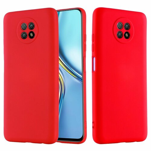 Силиконовый чехол Mobile Shell для Honor X20 (красный)