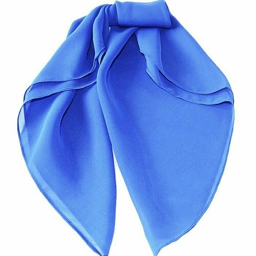 фото Платок ,70 см, синий нет бренда