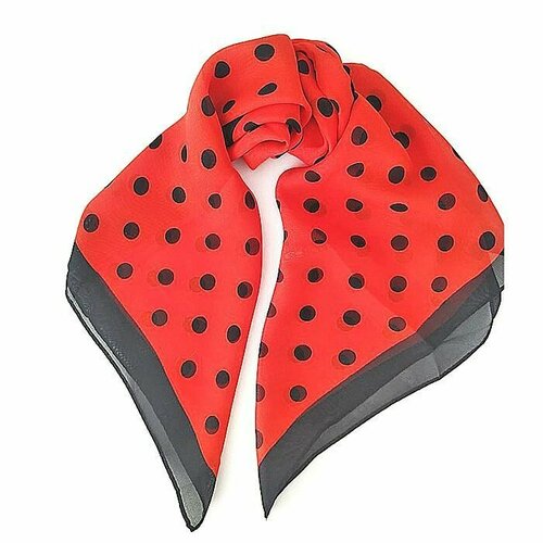 фото Платок ,70 см, красный нет бренда