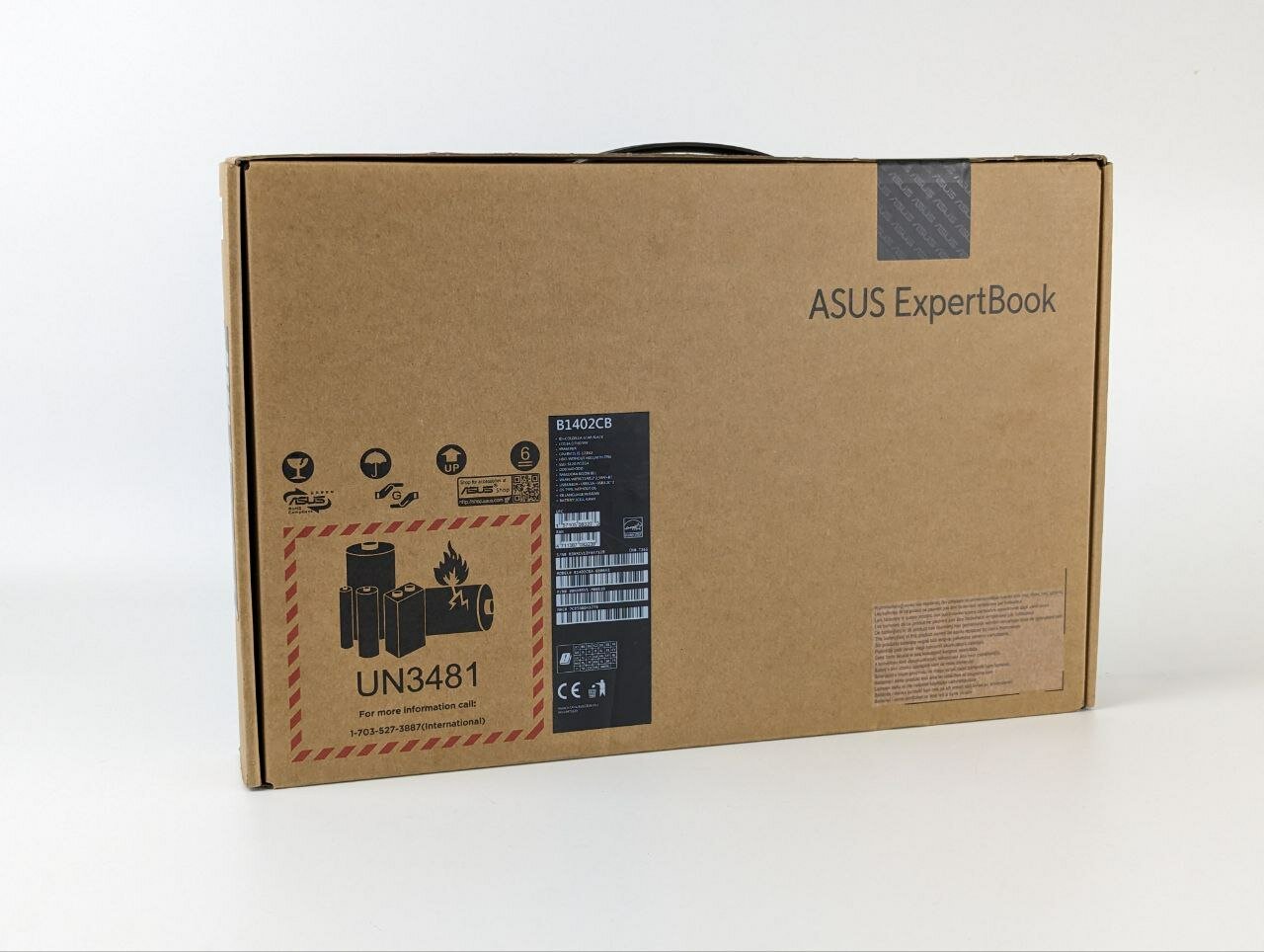 14" Ноутбук ASUS ExpertBook B1 B1402CBA-EB0642 1920x1080 Intel Core i5 1235U RAM 8 ГБ DDR4 SSD 512 ГБ NoOS 90NX05V1-M00S10 чёрный