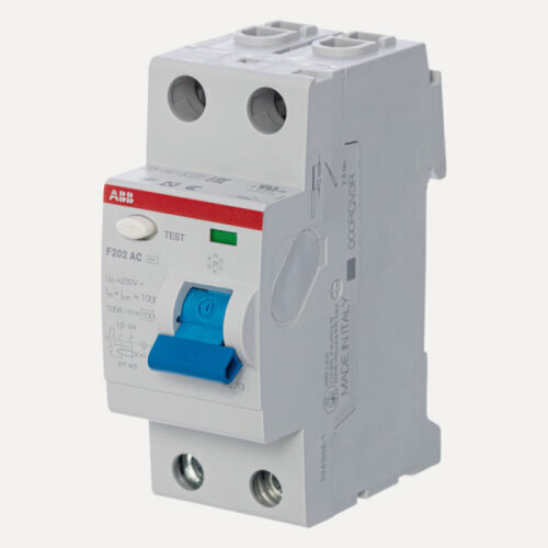 Изображение товара Устройство защитного отключения (УЗО) Abb 2p 40А 30мА тип AC F202 2CSF202001R1400