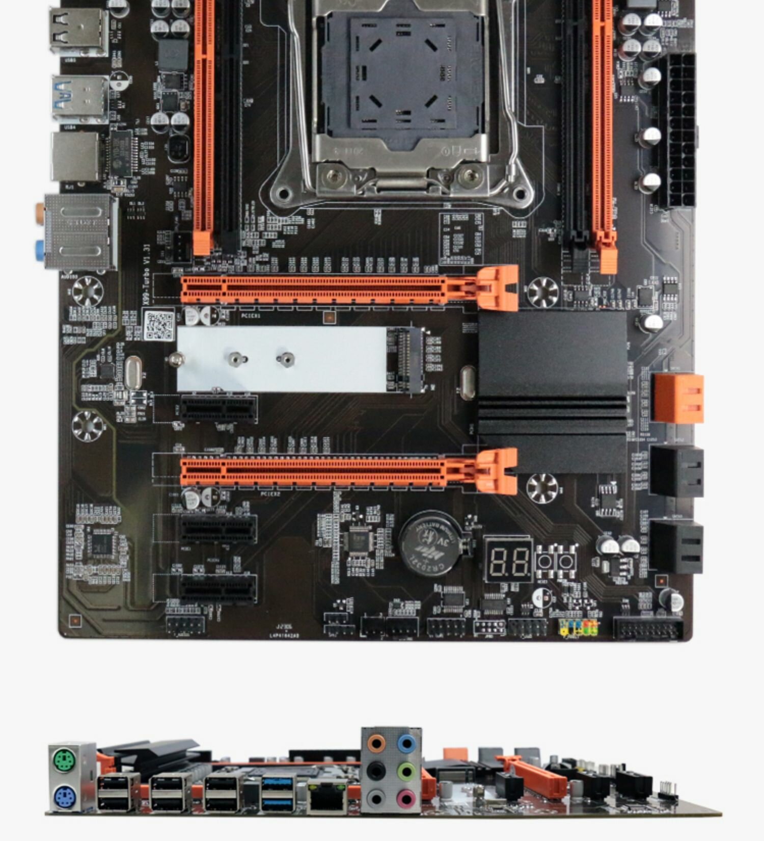 Комплект материнской платы: X99 Plus + Xeon E5 2683 v4 + DDR4 32Гб+Башенный кулер: 4 медные трубки AVC