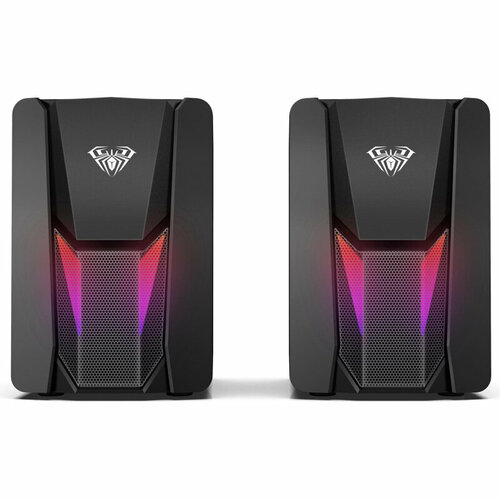 Комплект 2 штук Колонки 20 AULA N-108 35 мм AUX подсветка 364700₽