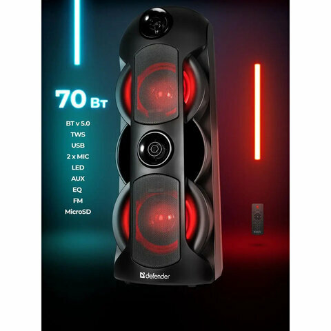 Портативная акустика Defender G78 (65178) Black - фото №20