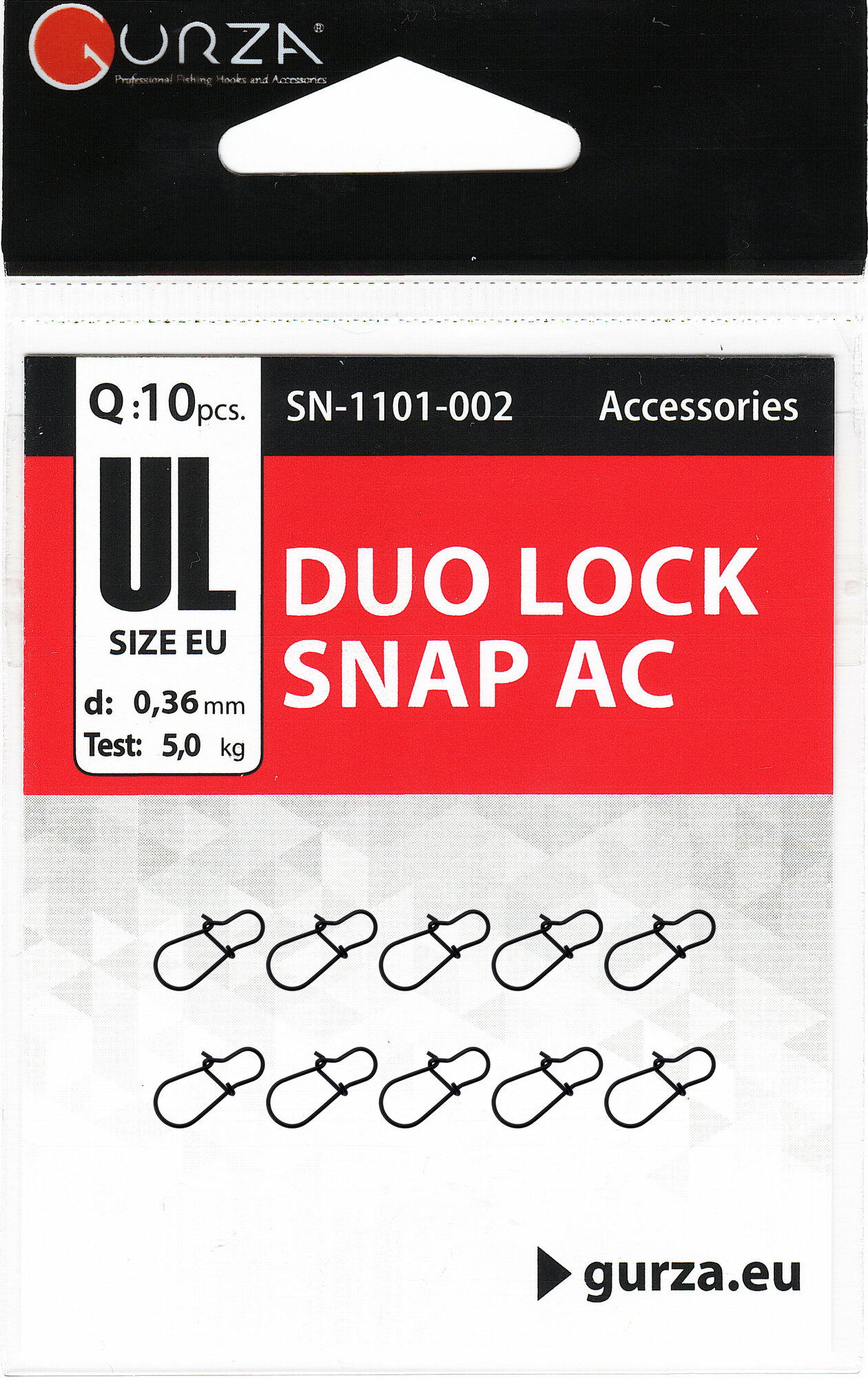 Застежки GURZA - DUO LOCK SNAP AC № UL (10)