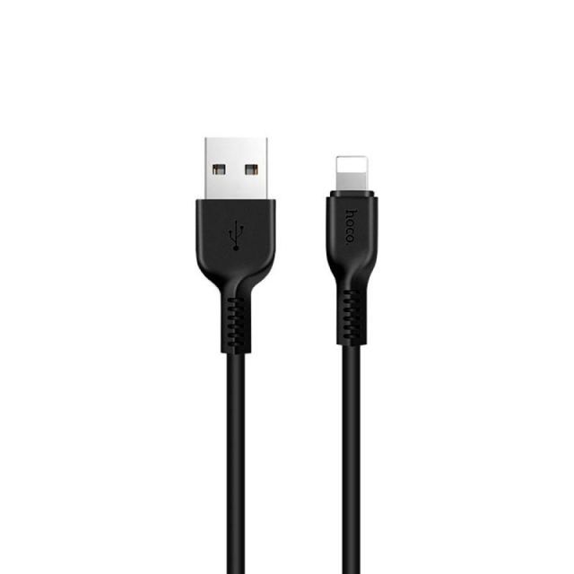 Hoco Кабель USB - Lightning, 2м, X20 Чёрный