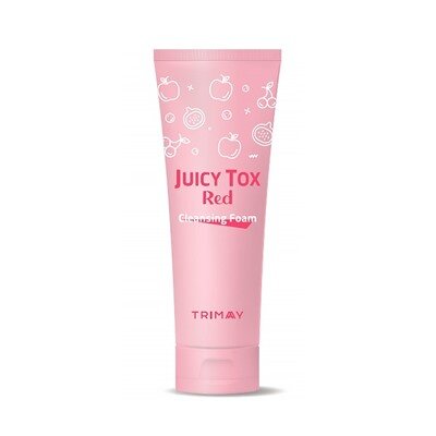 Очищающая пенка Juicy Tox Red Cleansing Foam 120 мл. Trimay