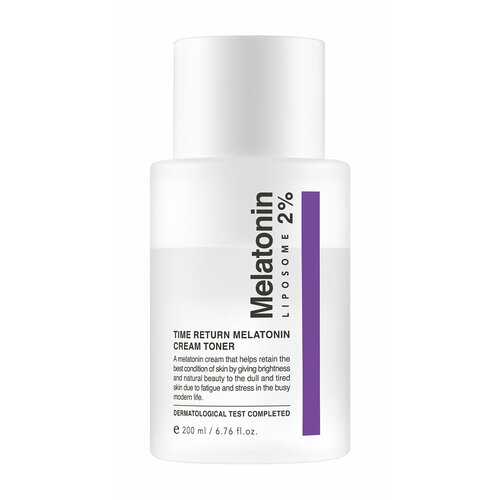 MAXCLINIC Time Return Melatonin Cream Toner Крем-тонер для лица с мелатонином, 200 мл maxclinic time return melatonin eye cream