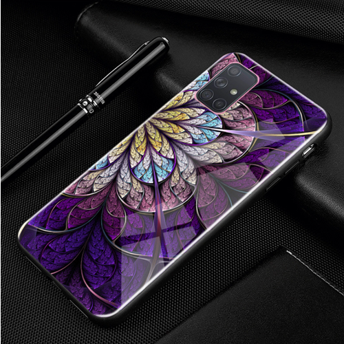 Панель-чехол-накладка MyPads для Samsung Galaxy A71 5G из мягкого силикона с красивым расписным 3D рисунком « «тематика Яркие краски»
