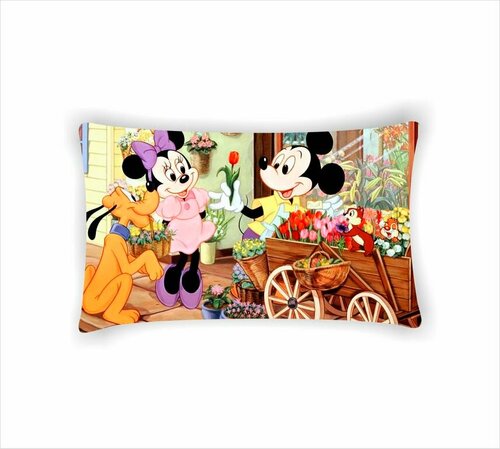 Подушка Mickey Mouse, Микки Маус №16, Картинка с двух сторон