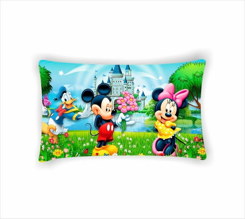 Подушка Mickey Mouse, Микки Маус №19, Картинка с одной стороны